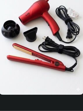 Chi Metallic Red Classic Travel Kit